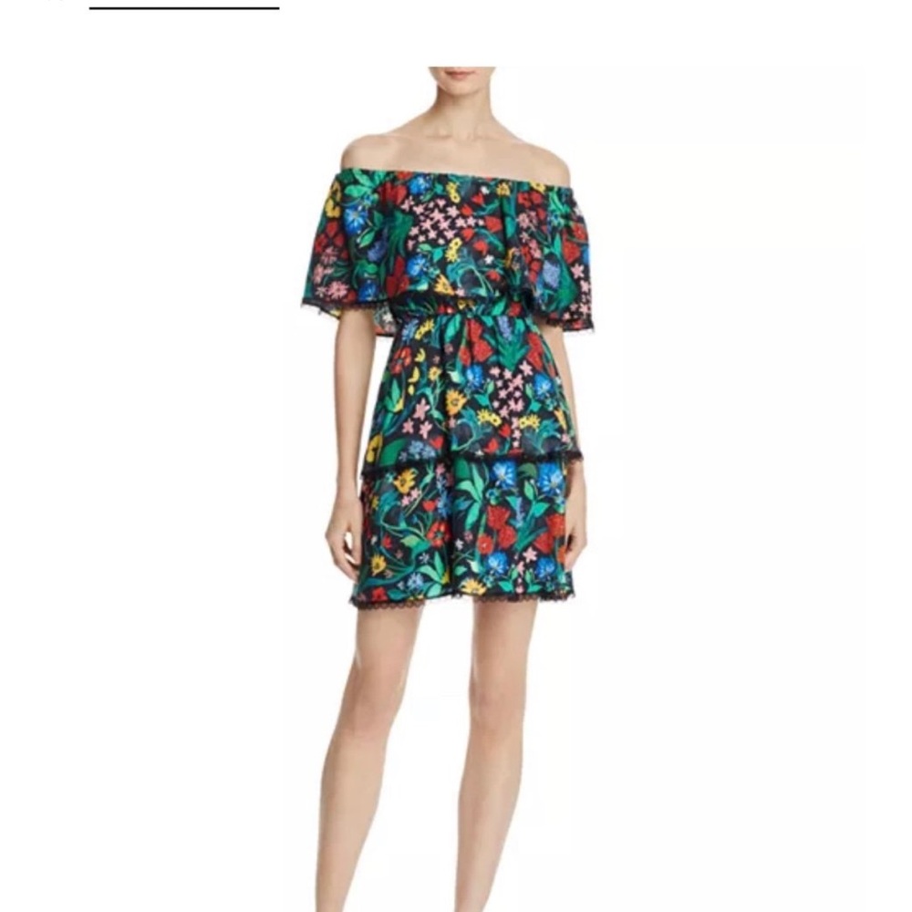 Alice + Olivia Multicolor Strapless Dress